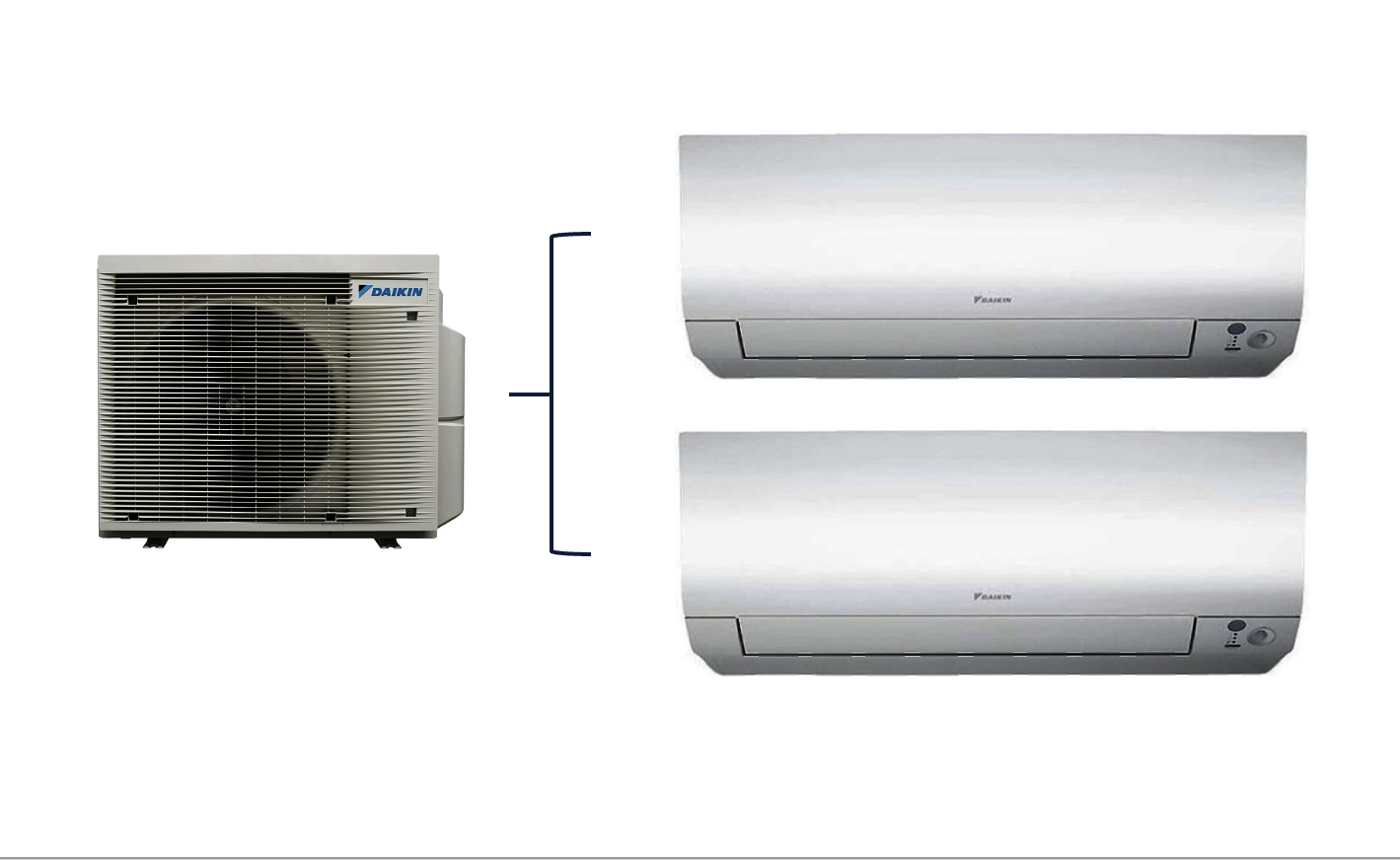 DAIKIN – PERFERA sērijas – Multi Split  – 2x FTXM25A / 2MXM50A9
