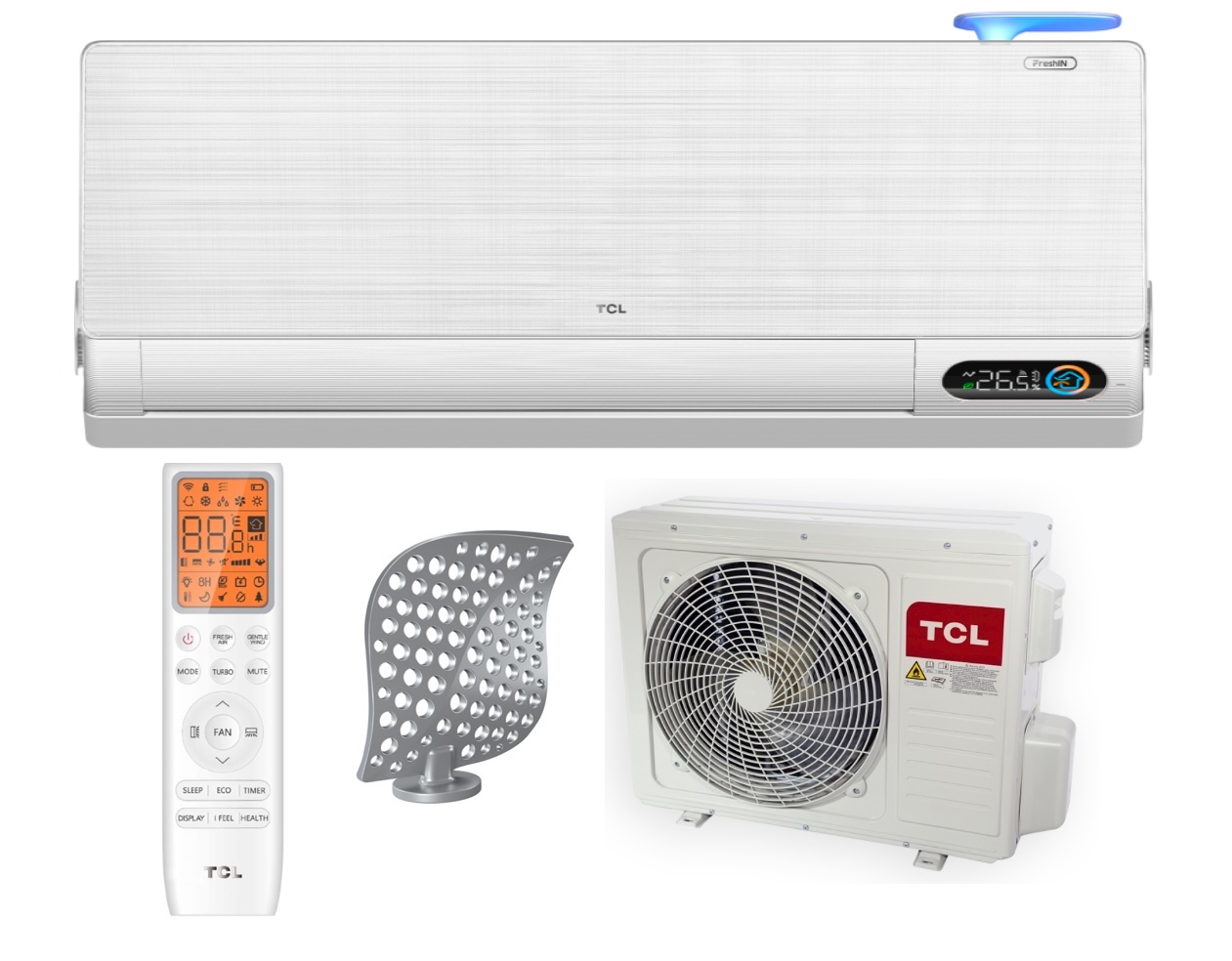 TCL – FreshIN 2.0 sērija – Kondicionieris – Sienas tipa – TAC-12CHSD / FBI