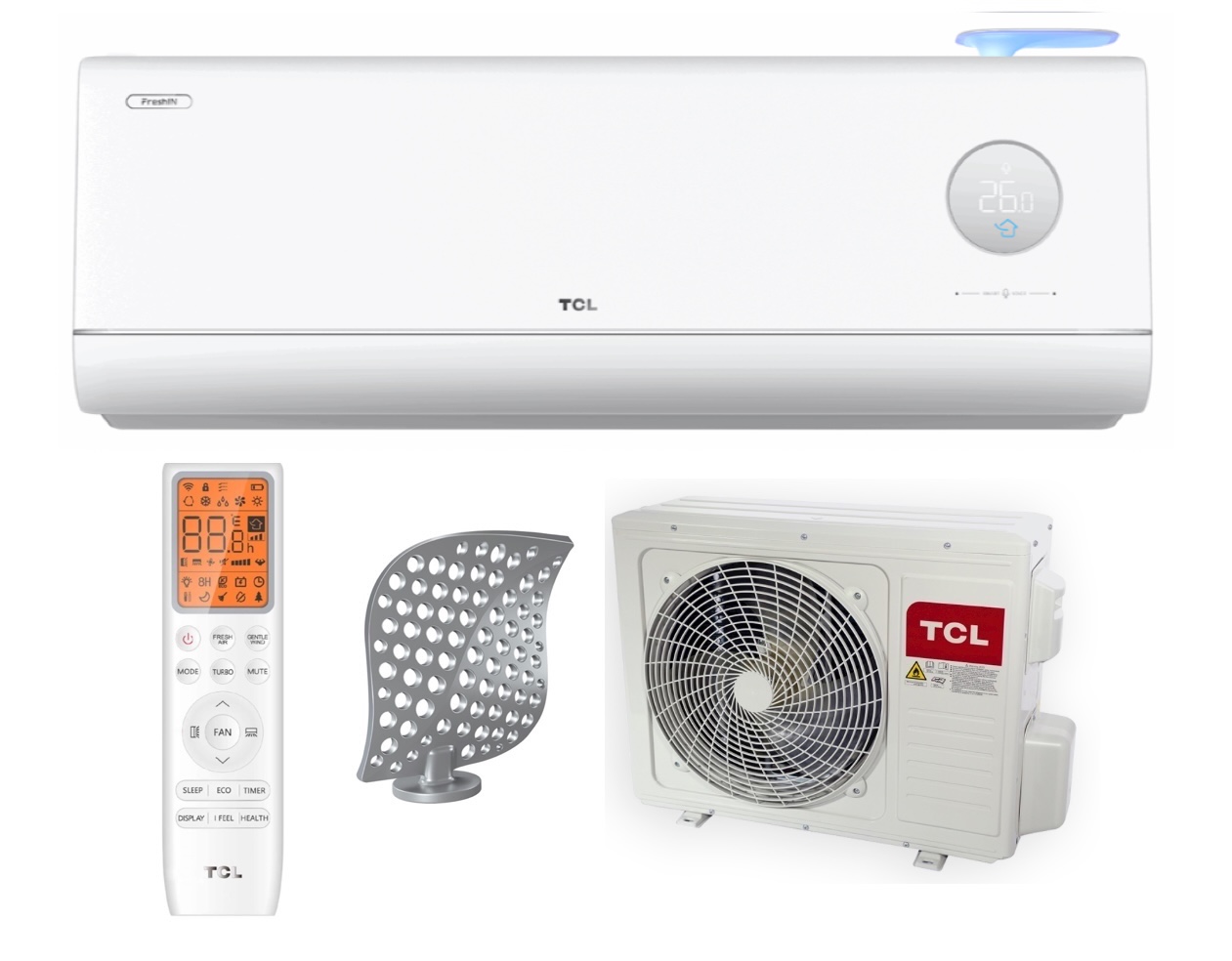 TCL – FreshIN 3.0 sērija – Kondicionieris – Sienas tipa – TAC-09CHSD / FCI