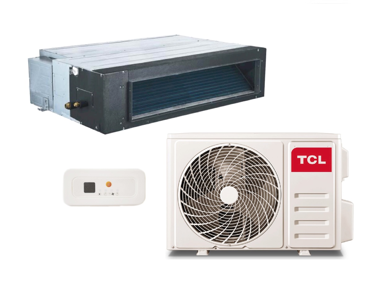 TCL – Kanāla tipa – Kondicionieris – TCC-24D2HWH / DV