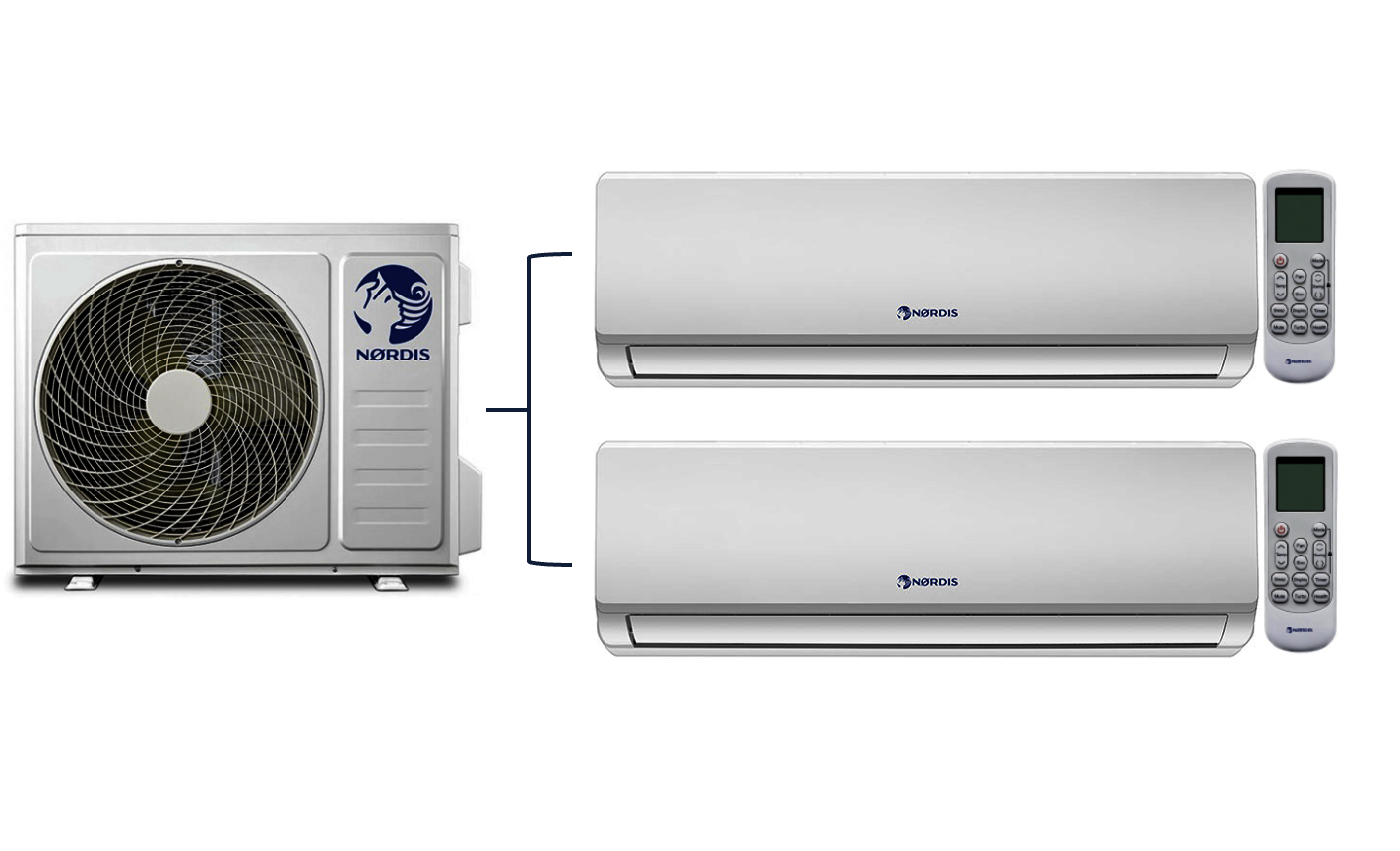 NORDIS – Orion Pro –  Multi Split – 2x OP09TC1 / FMA-18I2HD/DVO