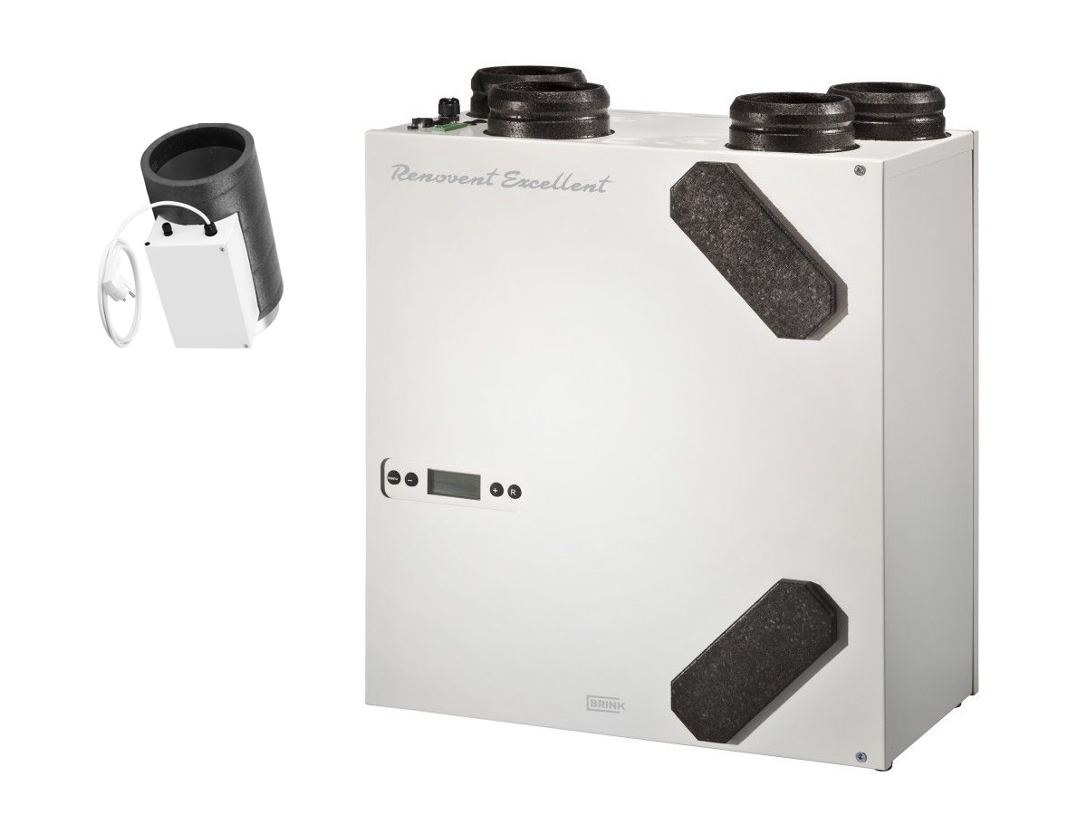 BRINK – Ventilācijas rekuperators – Renovent Excellent 180 – 4/0 L