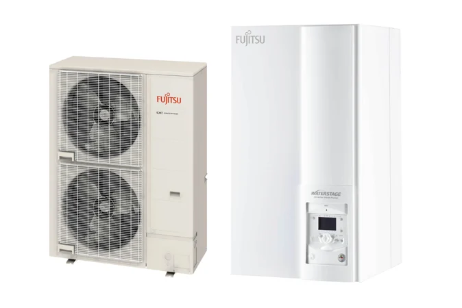 FUJITSU – Gaiss-ūdens – Siltumsūknis – 17 kW – WSYK170DJ9 / WOYK170LJL (3 fāzes)