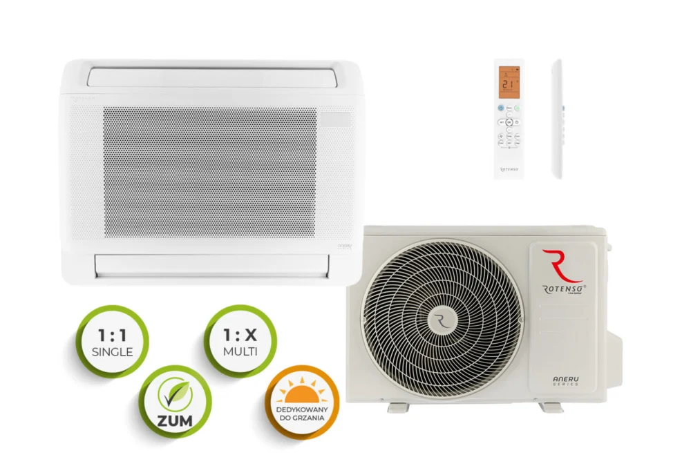 ROTENSO – ANERU HP sērijas – Konsoles tipa – Kondicionieris – AHP26XI A26XO