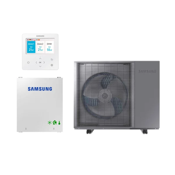 SAMSUNG – EHS MONO R290 No Pump – Gaiss-ūdens – Siltumsūknis – 16,0 kW – AE160CXYDGK/EU (3 fāzes)(-25°C)