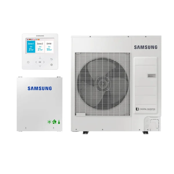 SAMSUNG – EHS MONO – Gaiss-ūdens – Siltumsūknis – 12,0 kW – AE120RXYDGG/EU (3 fāzes)(-25°C)