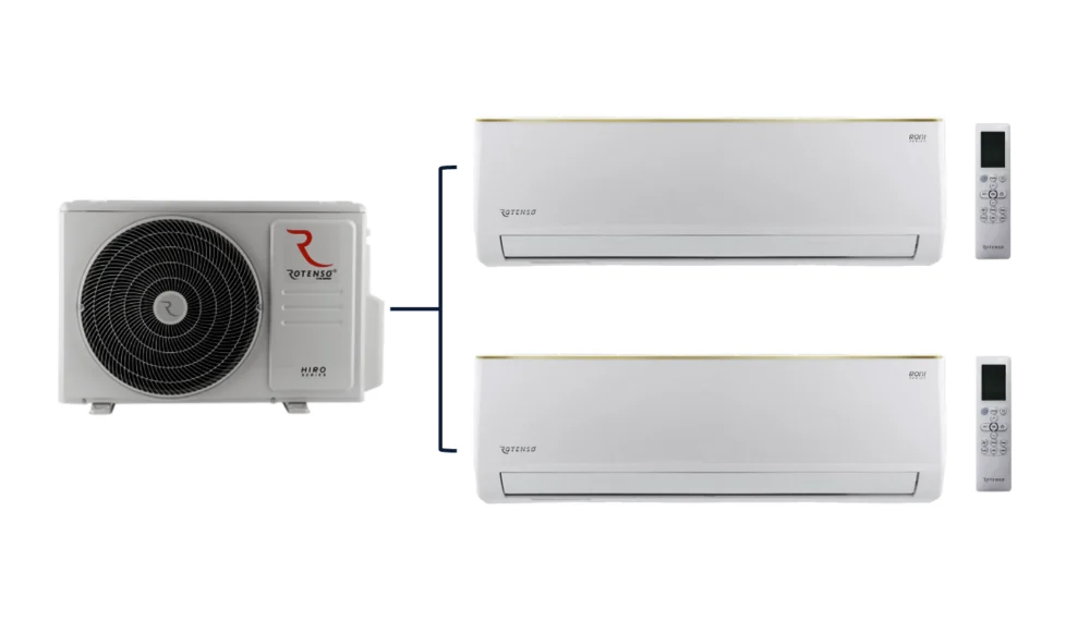 ROTENSO – HIRO S / RONI Sērijas – Multi Split – 2x R26XI / H40XM2 (-22°C)