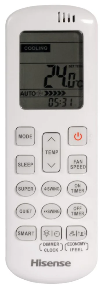 HISENSE HVAC – New Comfort sērija – Multi Split – sienas tipa – Iekštelpu vienība – DJ25LE0EG, 3. attēls