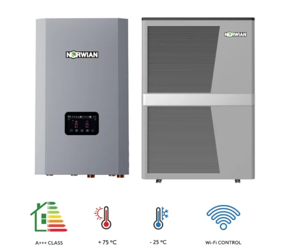 NORWIAN – Gaiss-ūdens siltumsūknis – Ecoplus – Norwian Ecoplus 160 TRI
