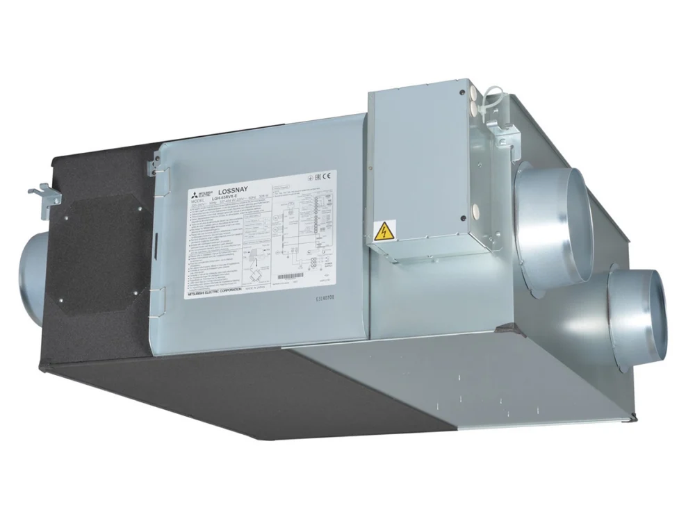 MITSUBISHI ELECTRIC – Ventilācijas iekārta ar plākšņu tipa rekuperatoru – LGH-65RVX