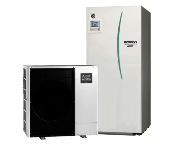 MITSUBISHI ELECTRIC – ECODAN – Gaiss-ūdens – Siltumsūknis – 8 kW – PUD-SWM80V / ERST30D-VM2D (1 fāze)(-25°C)