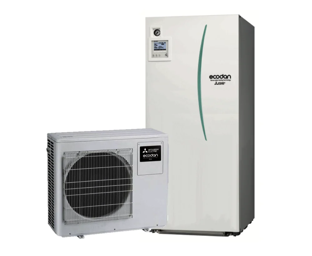 MITSUBISHI ELECTRIC – ECODAN – Gaiss-ūdens – Siltumsūknis – 7,5 kW – SUZ-SWM80VA / ERST20D-VM2D (1 fāze)(-25°C)