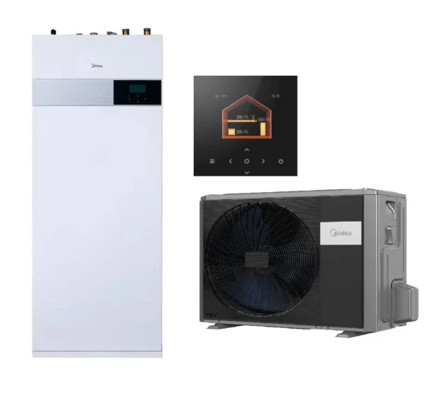 MIDEA – Gaiss-ūdens siltumsūknis M-Thermal MHA-V16W/ D2RN8-B2/ HBT-A160/ 240CDS90GN8-B2