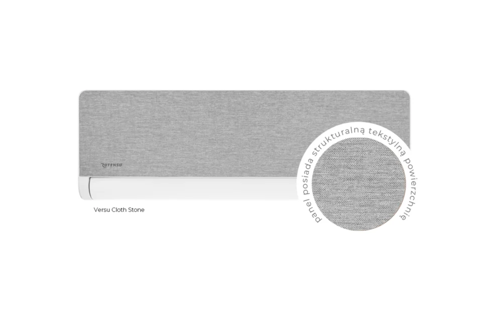 ROTENSO – VERSU CLOTH STONE sērija – Multi Split – sienas tipa – Iekštelpu vienība – VCS35XI, 2. attēls