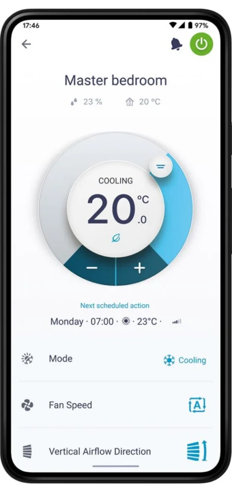 DAIKIN – PERFERA – Siltumsūknis – sienas konsole – FVXM35B/RXM35A, 5. attēls