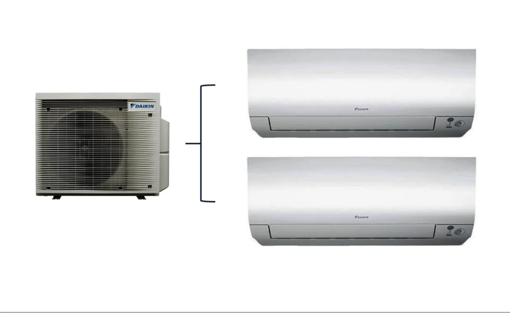 DAIKIN – PERFERA sērijas – Multi Split – 2x FTXM25A / 2MXM50A9