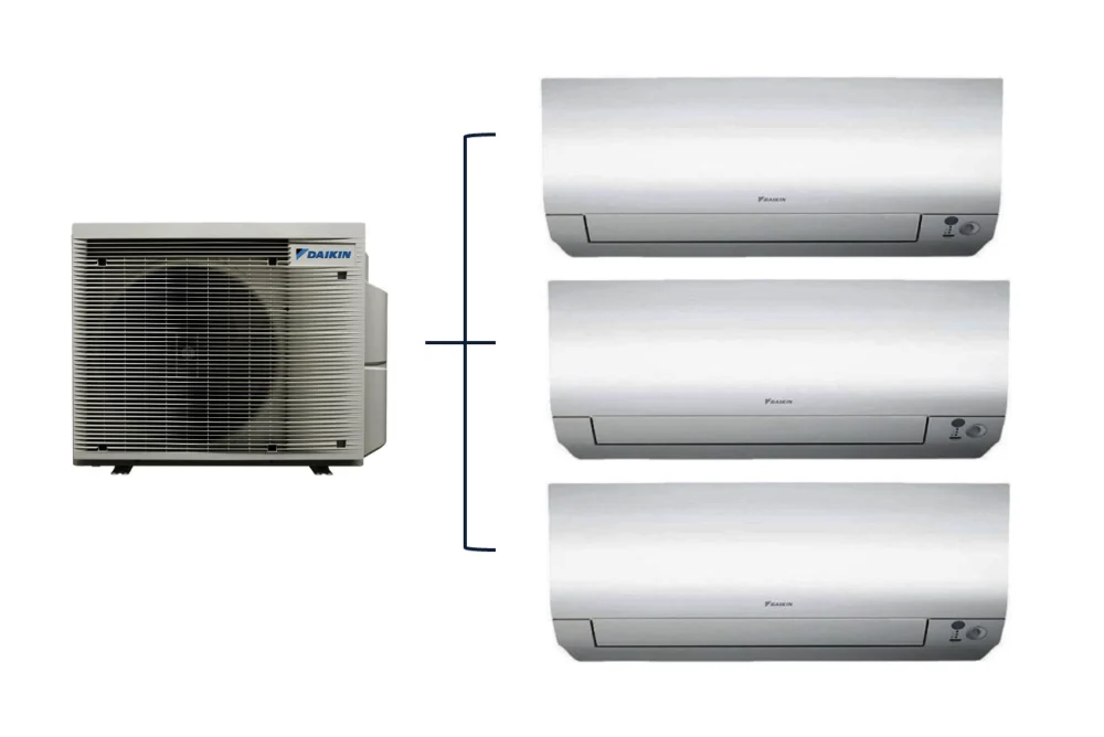 DAIKIN – PERFERA sērijas – Multi Split – 3x FTXM25A / 3MXM68A8