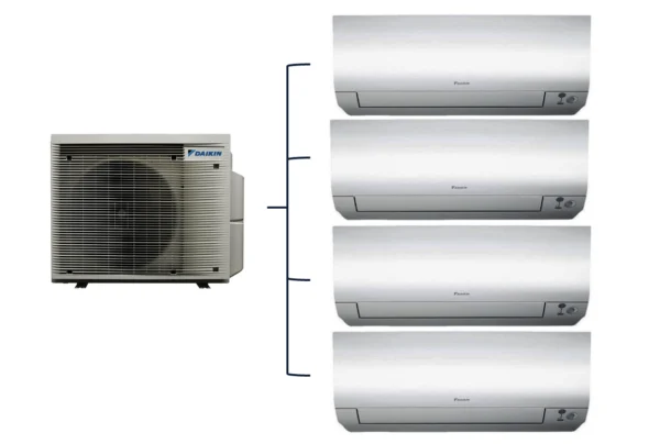 DAIKIN – PERFERA sērijas – Multi Split – 4 x FTXM20A / 4MXM68A8