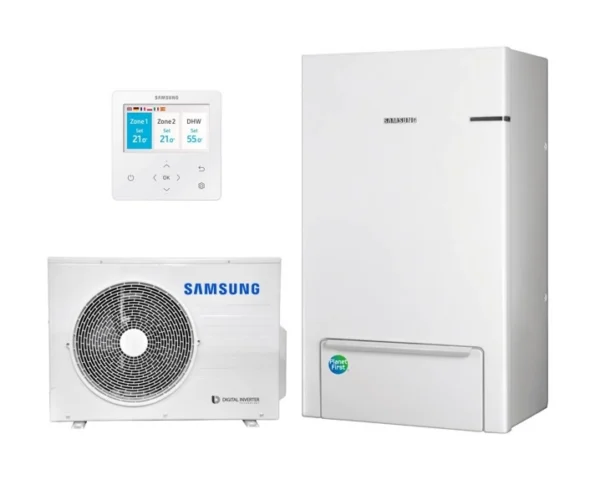 SAMSUNG – EHS SPLIT – Gaiss-ūdens – Siltumsūknis – 12,0 kW – AE120AXEDGH/EU / AE160ANYDGH/EU (3 fāzes)(-25°C)