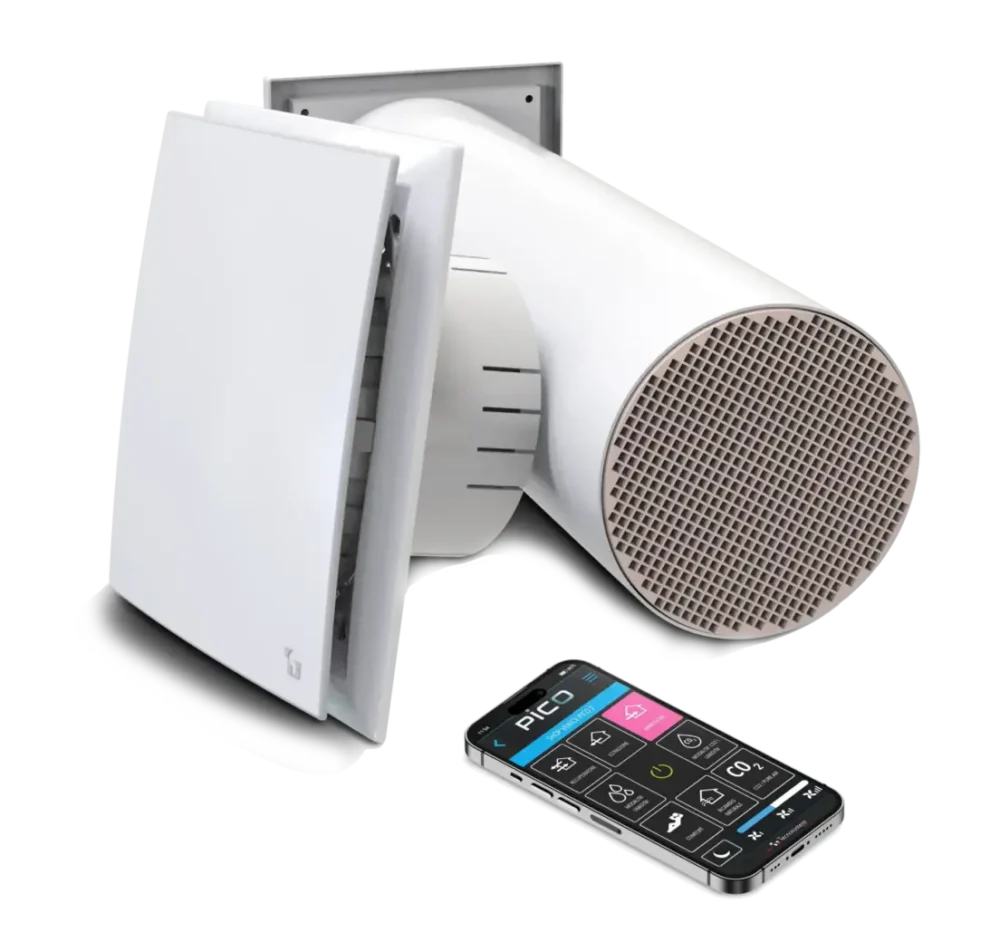 TECNOSYSTEM – Sienas rekuperatos – PICO PRO 60 – ACD100058